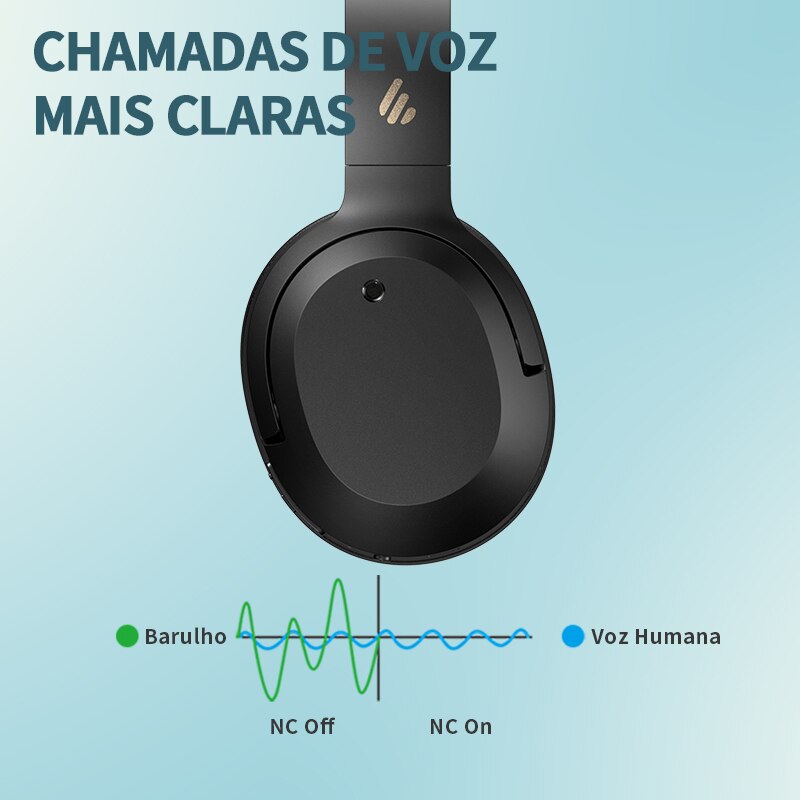 Fones De Ouvido Headset Bluetooth - Edifier W820NB - compreez